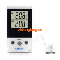 精創冰箱魚缸家用電子室外溫度計DT-1帶探頭雙路測溫高